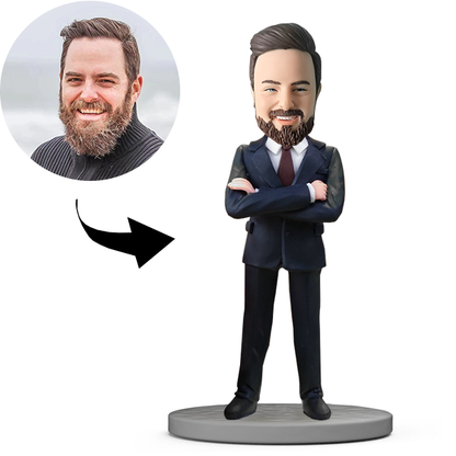 Custom Bobblehead Personalized Bobblehead Cool Boss