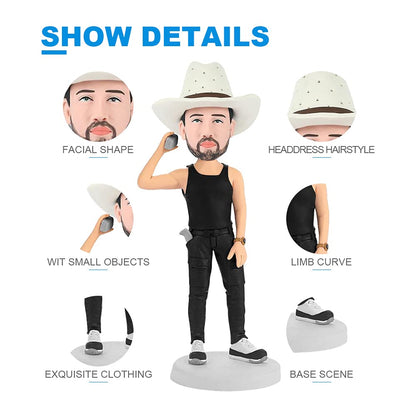 Custom Bobblehead Personalized Bobblehead Fashion Stylish Man