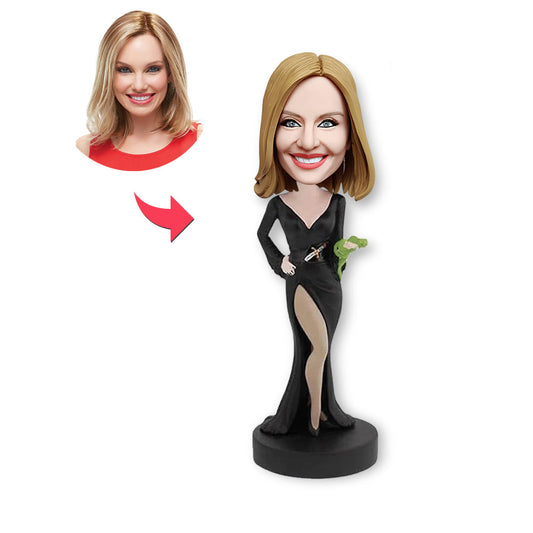 Custom Bobblehead Personalized Bobblehead Beautiful Female