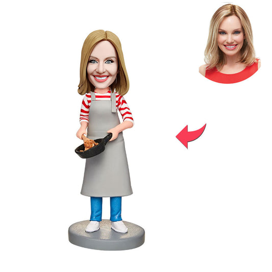 Custom Bobblehead Personalized Bobblehead Cooking Mom