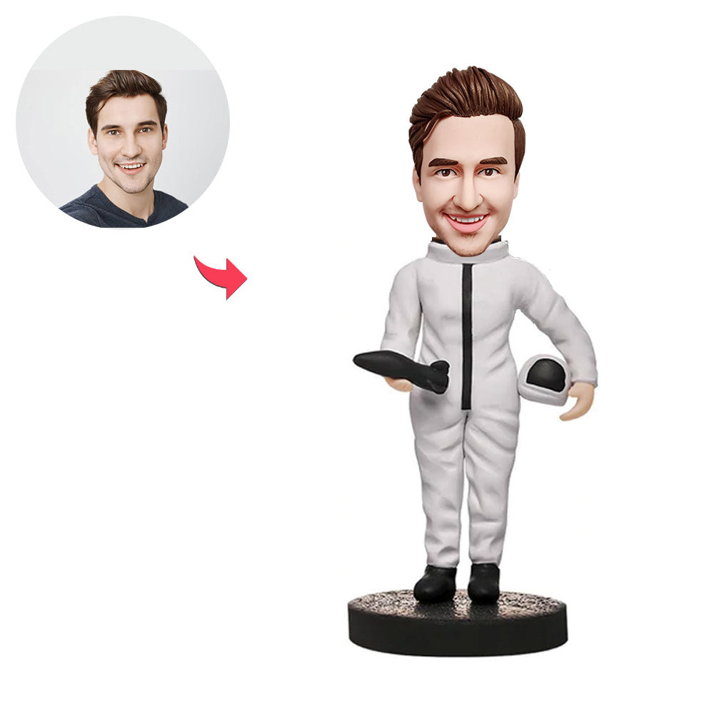 Custom Bobblehead Personalized Bobblehead Male Astronaut