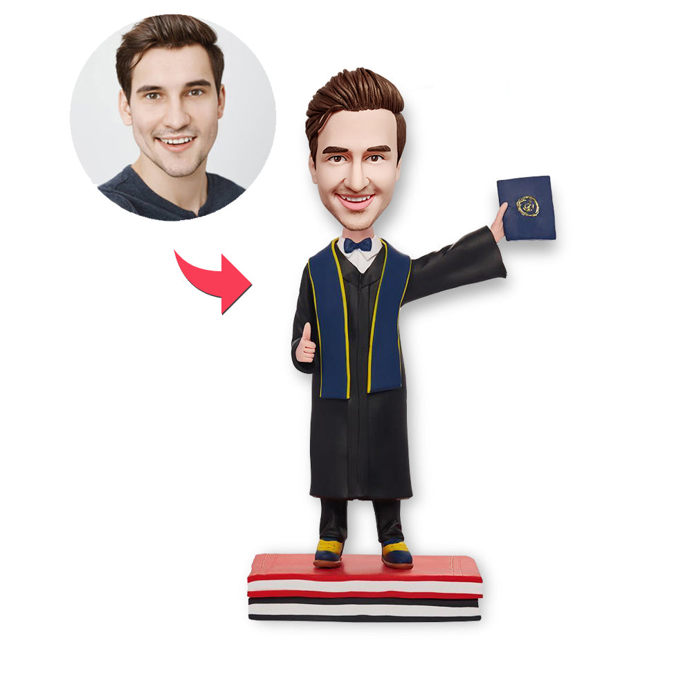 Custom Bobblehead Personalized Bobblehead Graduation Gifts For Him