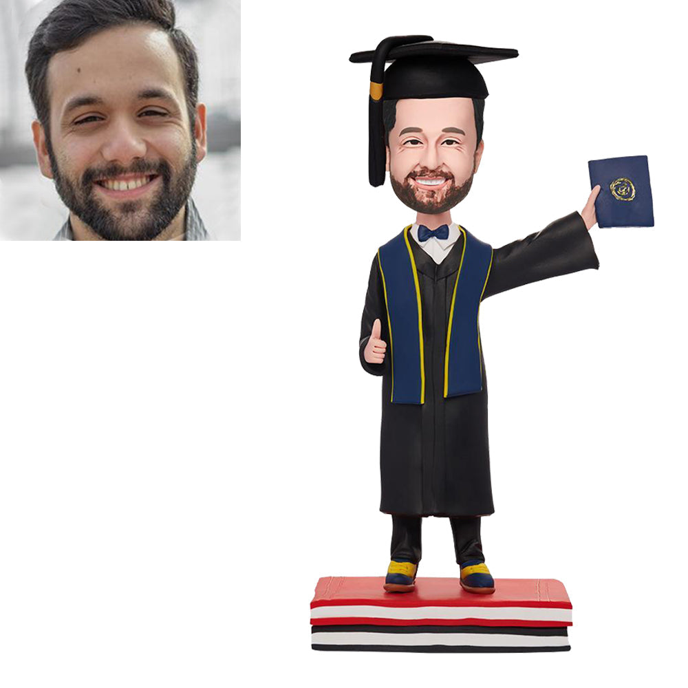 Custom Bobblehead Personalized Bobblehead Graduation Personalized Gifts For Him