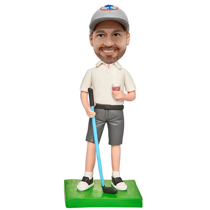 Custom Bobblehead Personalized Bobblehead Female Golfer