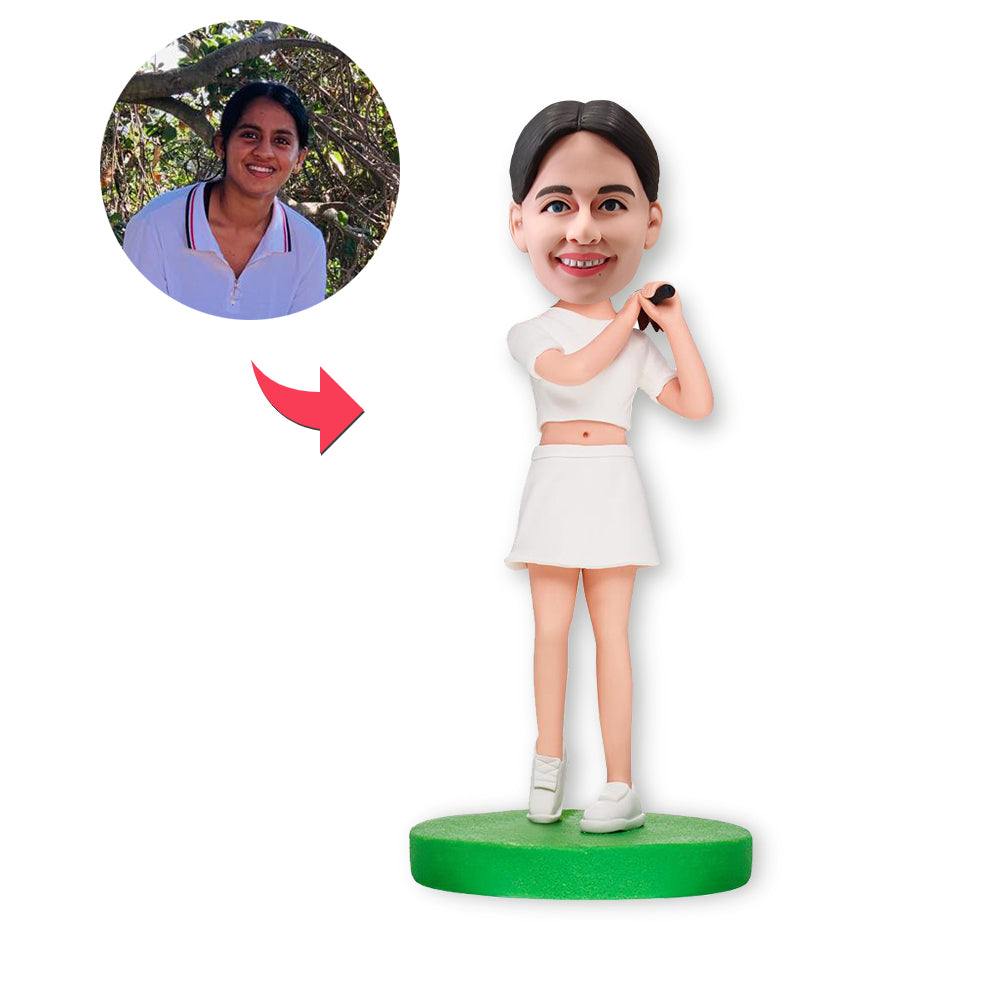 Custom Bobblehead Personalized Bobblehead Female Golfer Personalized Gifts