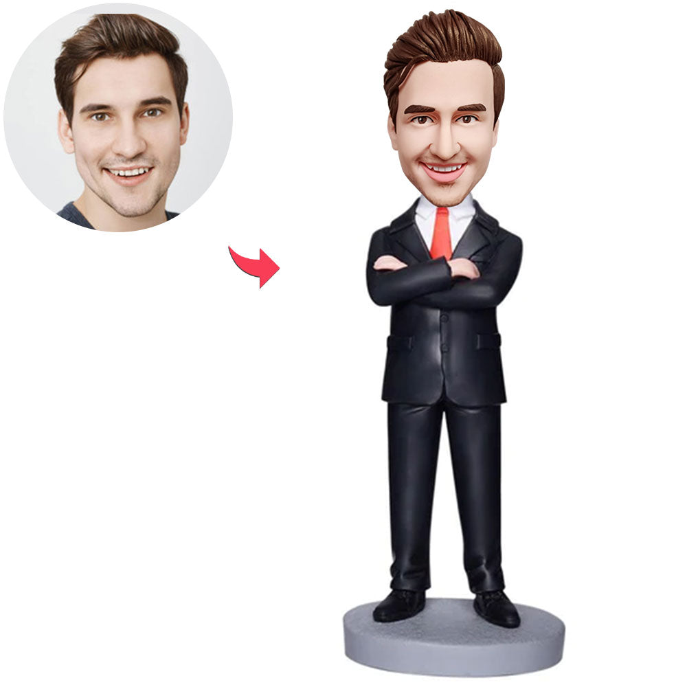 Custom Bobblehead Personalized Bobblehead Businessman In Daily Life