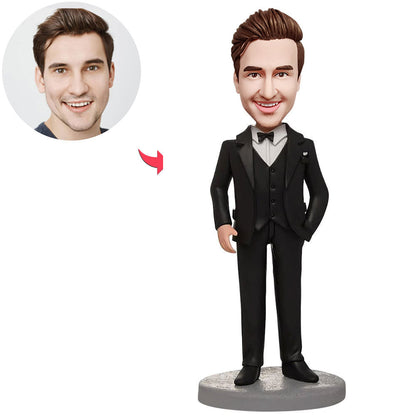 Custom Bobblehead Personalized Bobblehead Handsome Boss