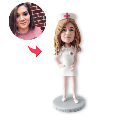 Custom Bobblehead Personalized Bobblehead Beautiful Nurse