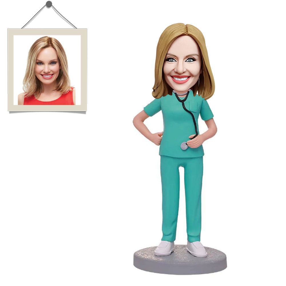 Custom Bobblehead Personalized Bobblehead Female Doctor Personalized Gifts