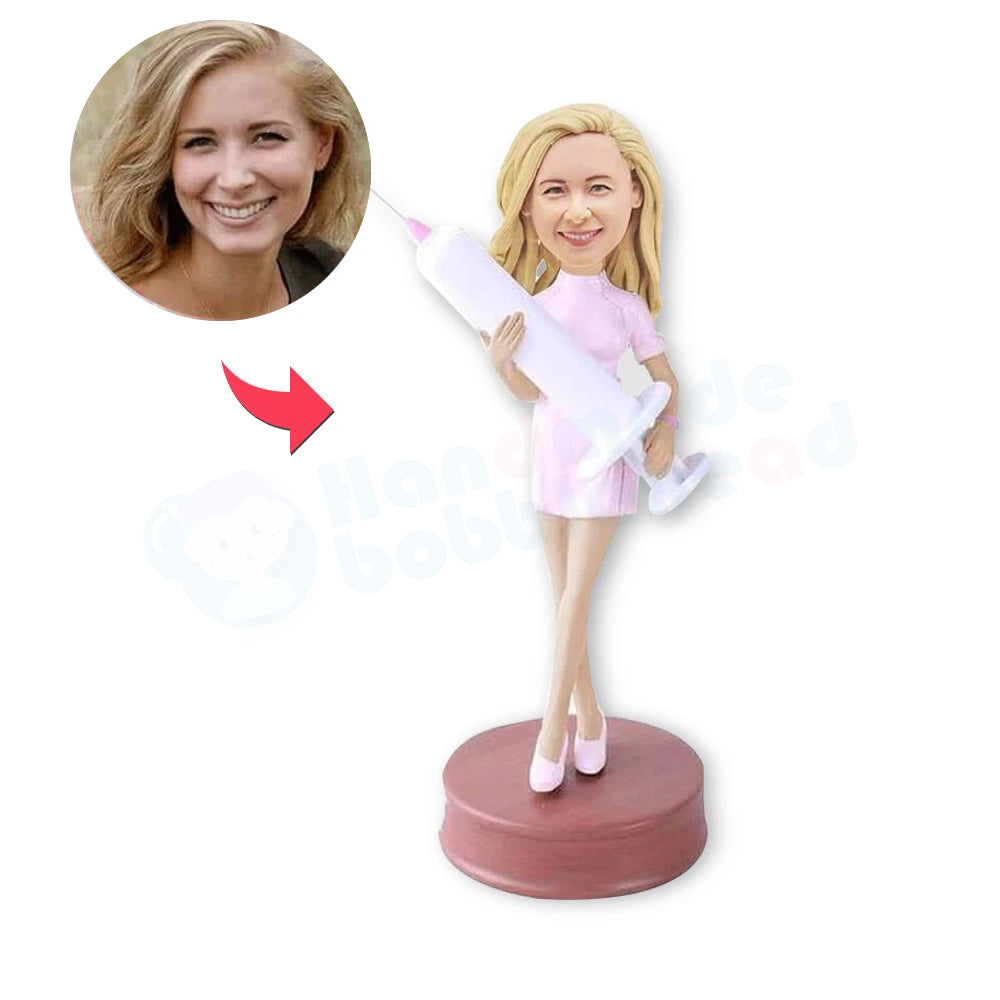 Custom Bobblehead Personalized Bobblehead Lovely Nurse