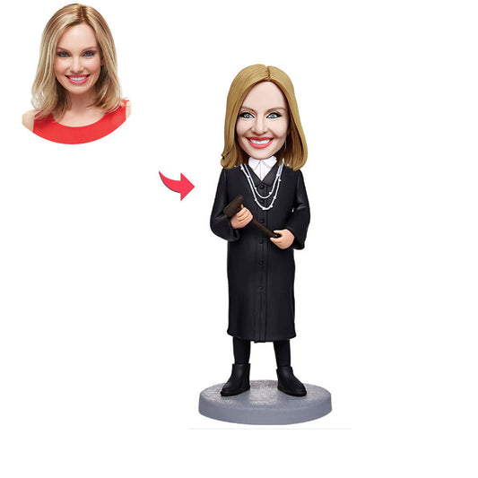 Custom Bobblehead Personalized Bobblehead Beautiful Lawyer