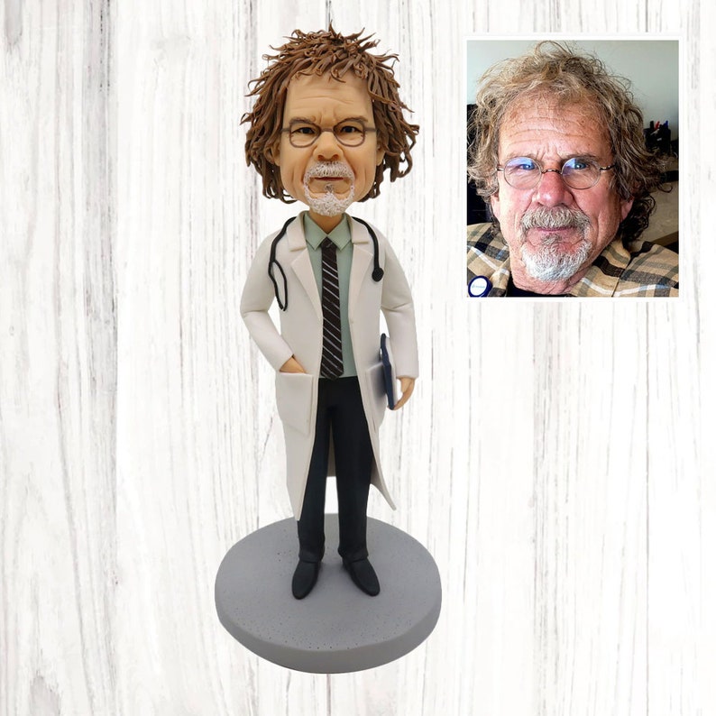 Custom Bobblehead Personalized Bobblehead Personalized Doctor Bobblehead